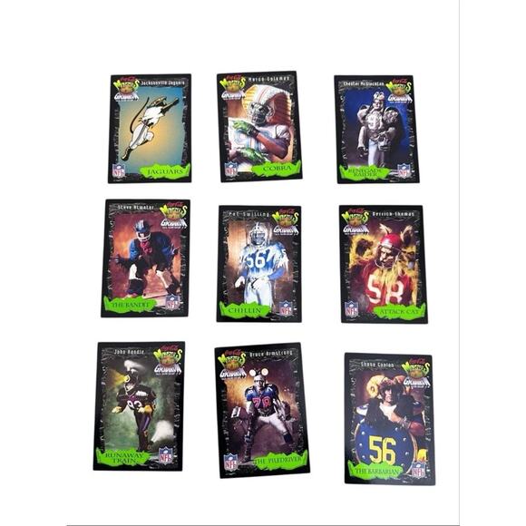 1994 Collector Coca Cola Monsters Of The Gridiron Card Lot 30 Cards - Picture 4 of 9